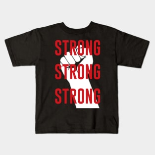 Strong will power Kids T-Shirt